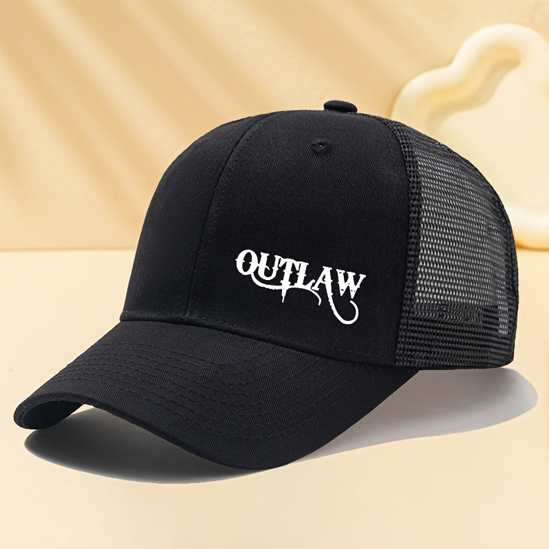 Outlaw Cap Adjustable Black Mesh SunReady Adventure